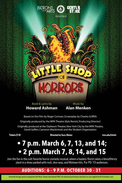 Theater poster for Little Shop of Horrors