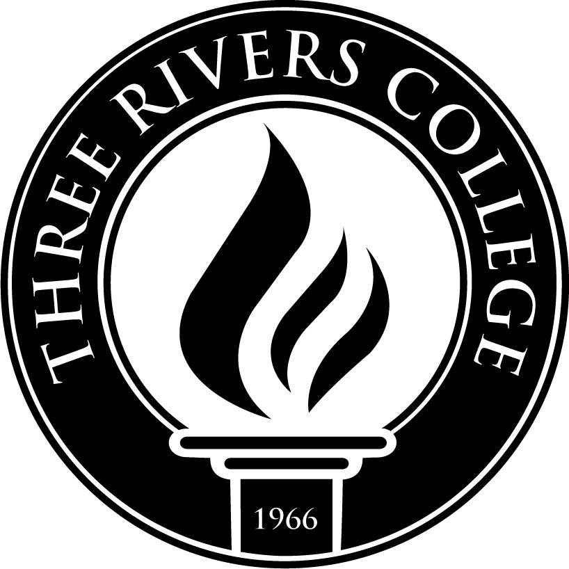 Three Rivers Logo - Black & White Circle Only